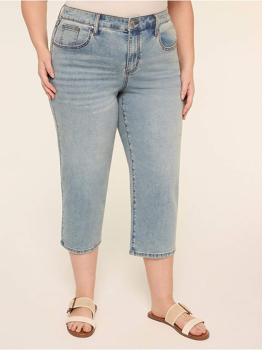LANE BRYANT Genius Straight Capri Plus Size 20